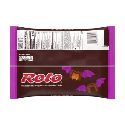 ROLO® Halloween Creamy Caramels in Rich Chocolate Snack Size Candy, 10 oz  bag