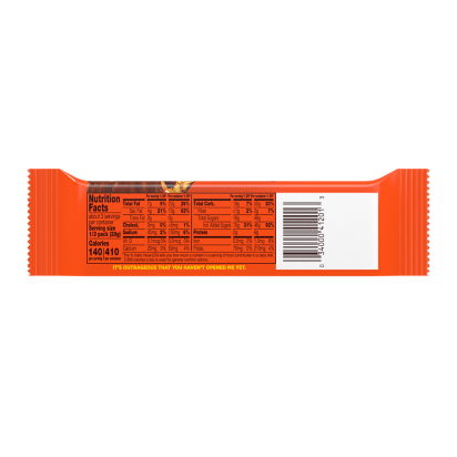 REESE'S OUTRAGEOUS! Milk Chocolate Peanut Butter King Size ...