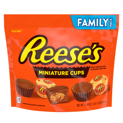 Reese's Cups, Milk Chocolate & Peanut Butter, Miniature - 5.3 oz
