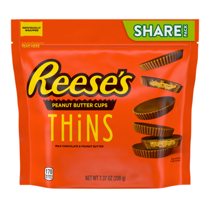 Reese's King Size Cups Candy, Individually Wrapped Milk Chocolate Peanut  Butter