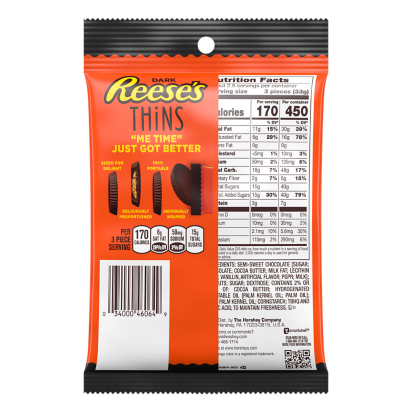 Reese thin calories