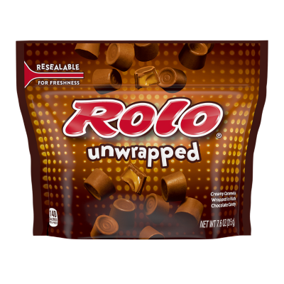 ROLO® Holiday Creamy Caramels in Rich Chocolate Candy, 10.1 oz bag
