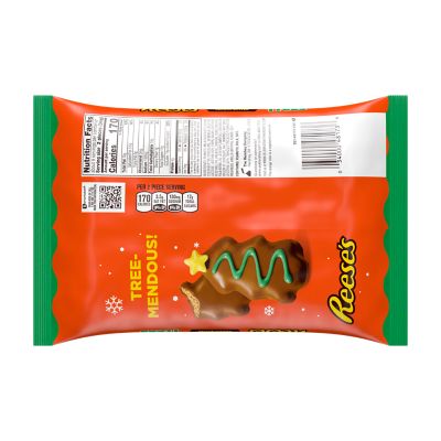 REESE'S Milk Chocolate Peanut Butter Snack Size Trees, 9.6 Oz Bag