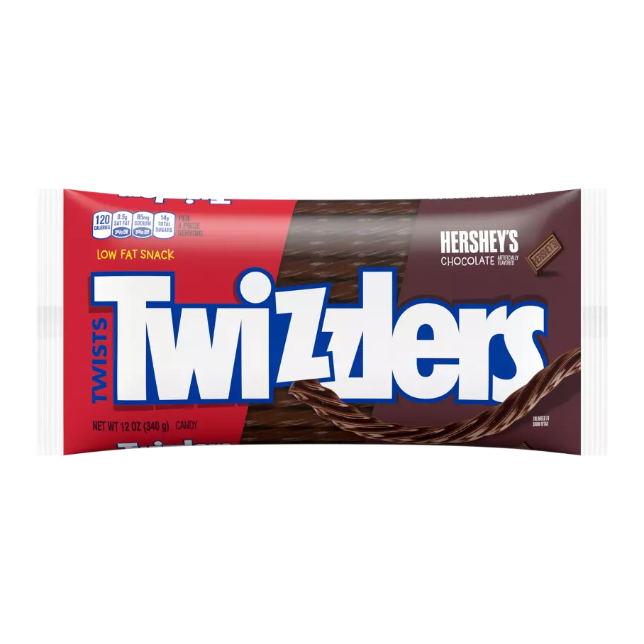 TWIZZLERS Twists Chocolate Candy, 12 oz bag - Front of Package