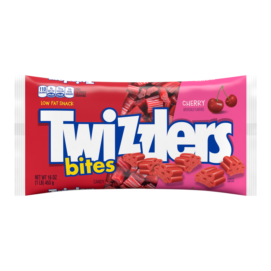 TWIZZLERS Bites Cherry Flavored Candy, 16 oz bag