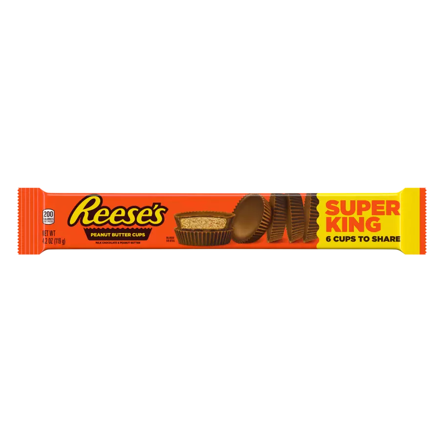 REESE'S Milk Chocolate Peanut Butter Cups, 1.5 oz, 6 pack