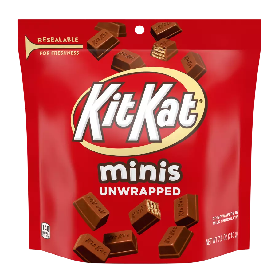 KIT KAT® Minis Milk Chocolate Candy Bars, 7.6 oz bag