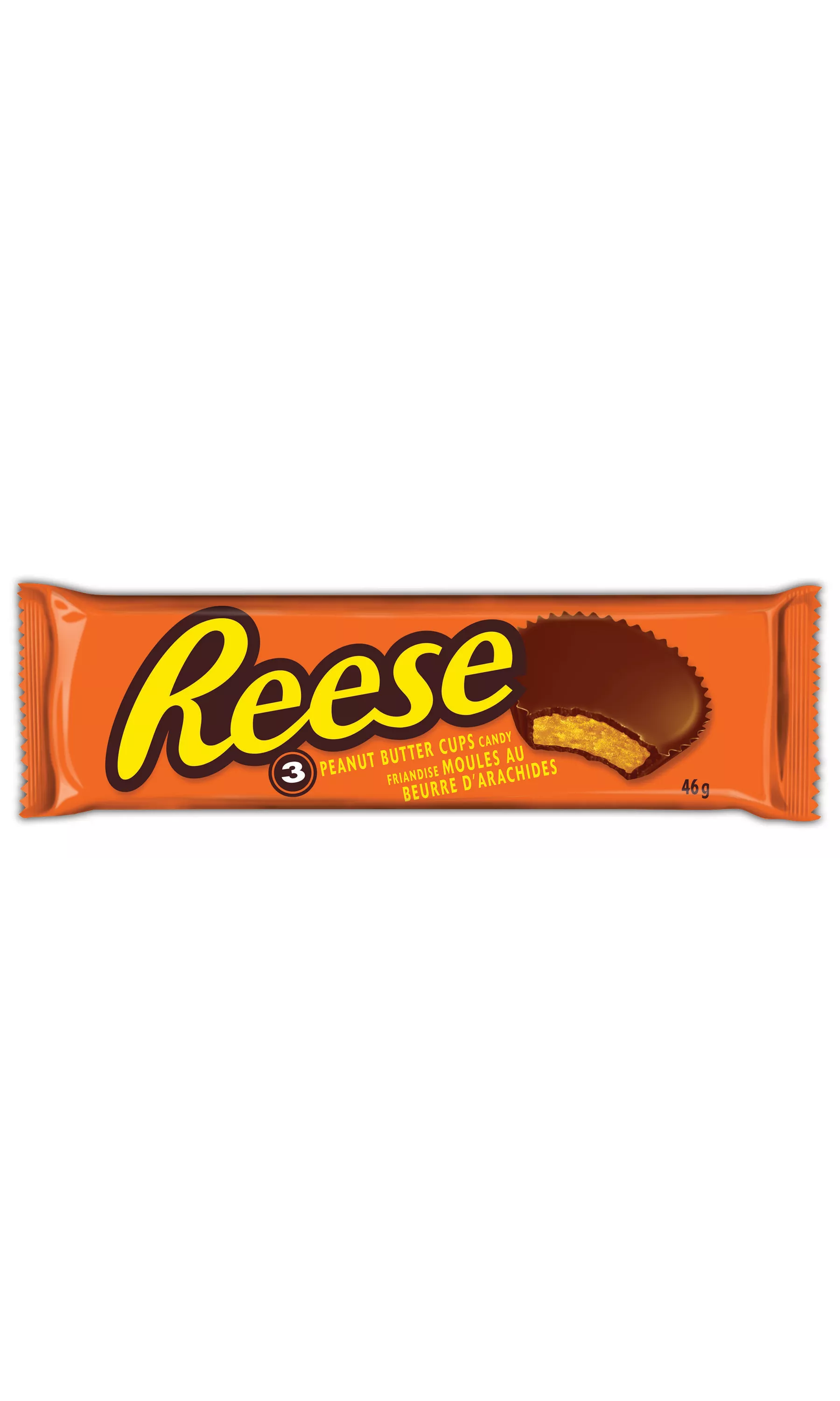 REESE'S PEANUT BUTTER CUPS Candy, 46g - Front of package