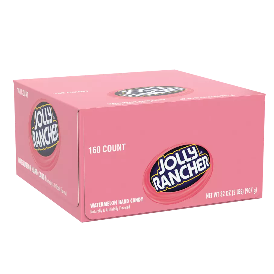 JOLLY RANCHER Watermelon Hard Candy, 32 oz box, 160 pieces - Front of Package