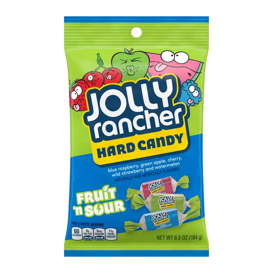 JOLLY RANCHER Fruit 'N Sour Hard Candy, 6.5 oz bag