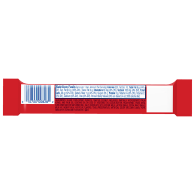 ZAGNUT Peanut Butter and Coconut Candy Bar, 1.75 oz - Back of Package
