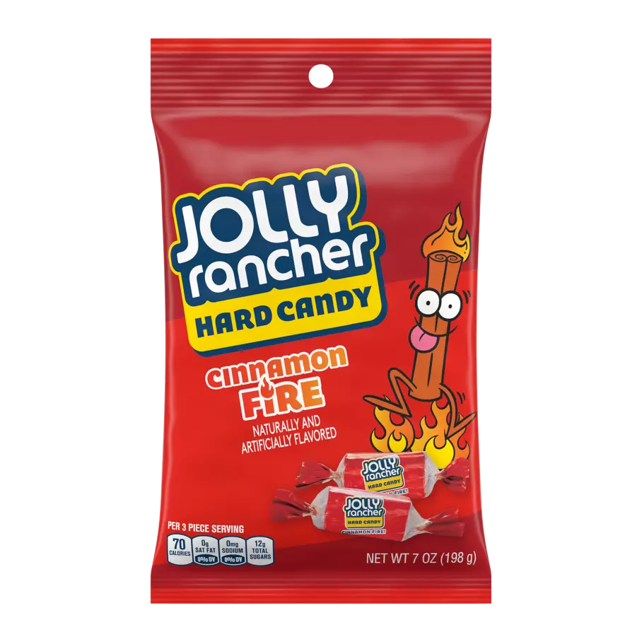 JOLLY RANCHER Cinnamon Fire Hard Candy, 7 oz bag
