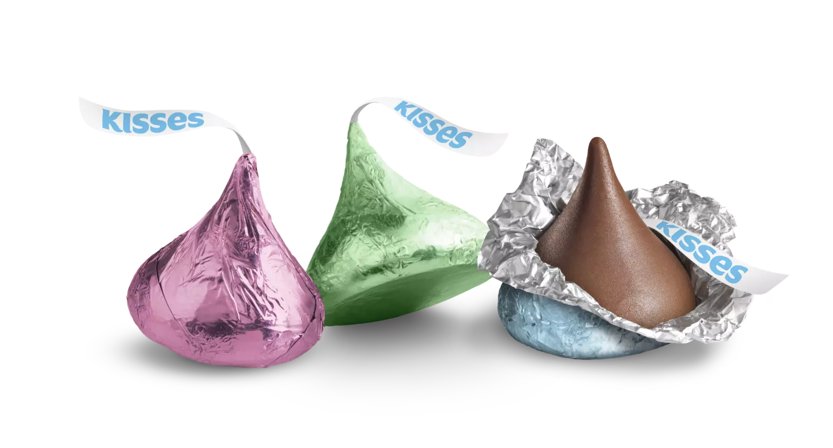 HERSHEY'S KISSES Easter Milk Chocolate Candy, 17 oz bag - Out of Package