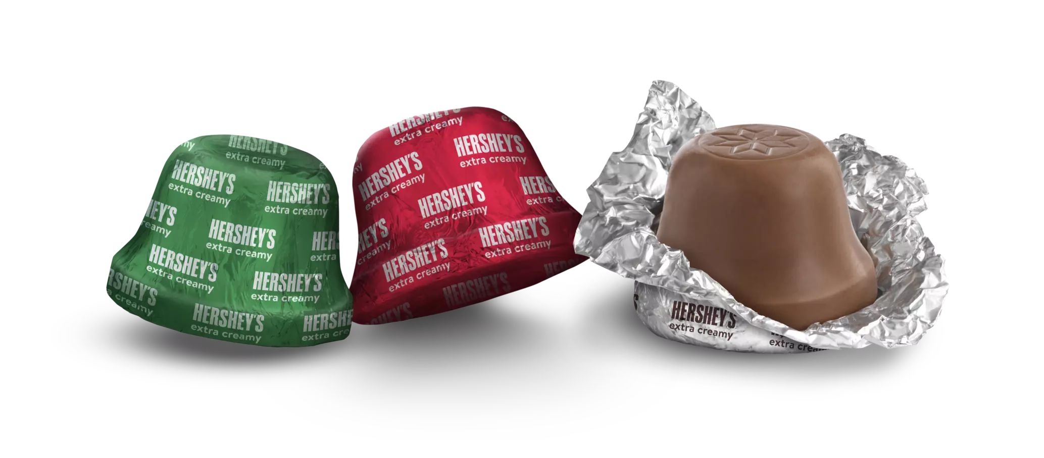 HERSHEY'S Milk Chocolate Bells, 9 oz bag - Out of Package