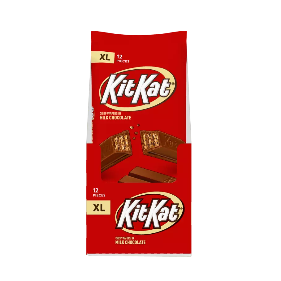 KIT KAT® Milk Chocolate XL Candy Bars, 4.5 oz, 12 pack