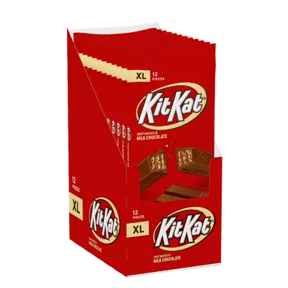 KIT KAT® Milk Chocolate XL Candy Bars, 4.5 oz, 12 pack