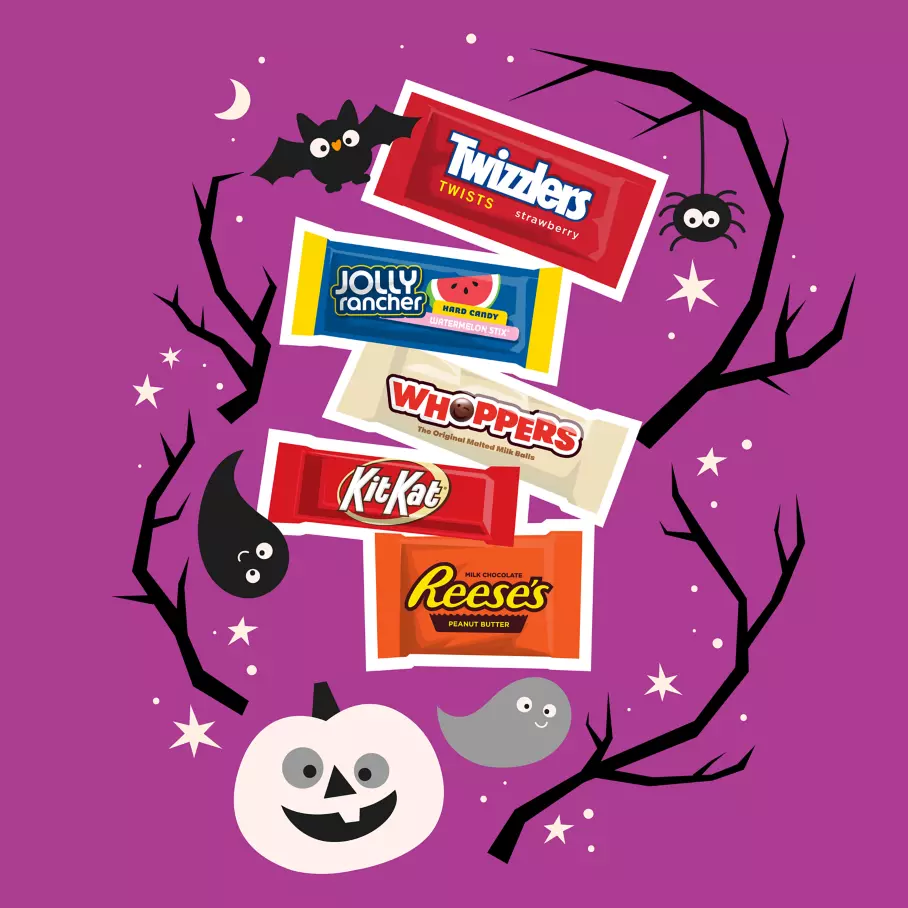 Hershey Chocolate & Sweets Miniatures Assortment, 29.74 oz bag, 100 pieces