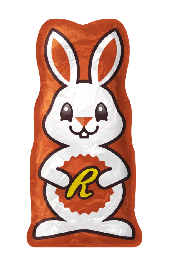 REESE'S Milk Chocolate Peanut Butter Bunnies, 1.2 oz, 4 pack - Out of Package