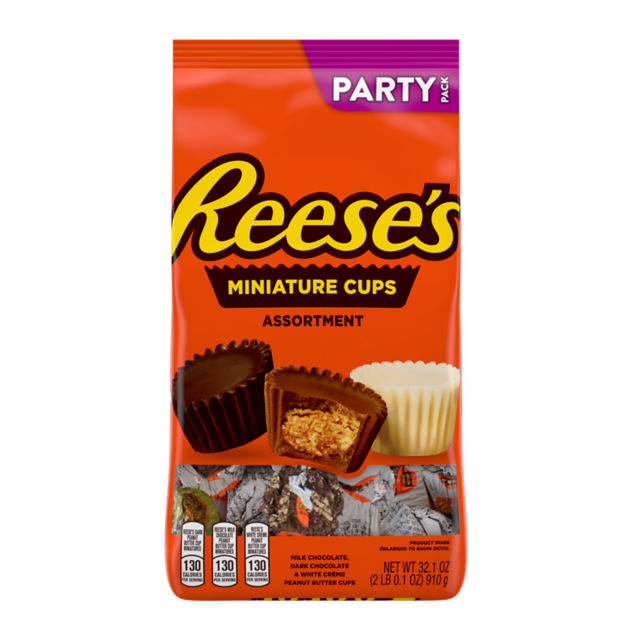 REESE'S Miniatures Assortment, 32.1 oz pack - Front of Package