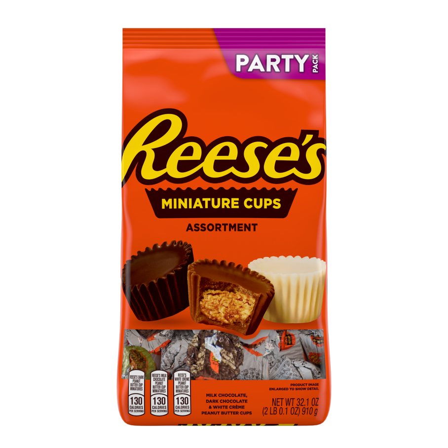 REESE'S Miniatures Assortment, 32.1 oz pack - Front of Package