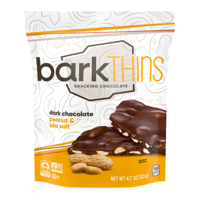 HERSHEY's BARK THINS DARK CHOCOLATE PEANUT WITH SEA SALT ( 12 - 4.7 OZ )