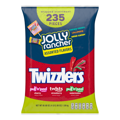  Twizzlers Twists Rainbow Wrapped Candy 2 Pounds