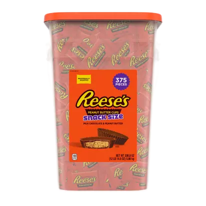 Reese's Milk Chocolate Peanut Butter Cups Snack Size Candy - 10.5oz