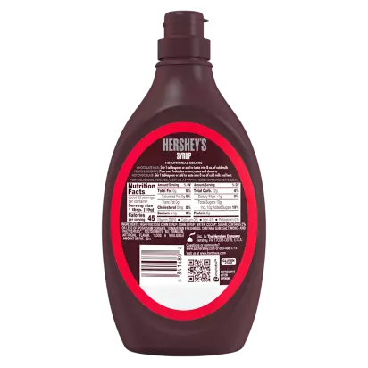 HERSHEY'S Chocolate Syrup, 24 oz bottle