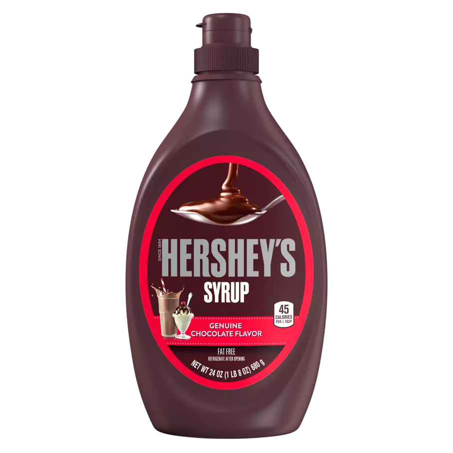 HERSHEY'S Chocolate Syrup, 24 oz bottle