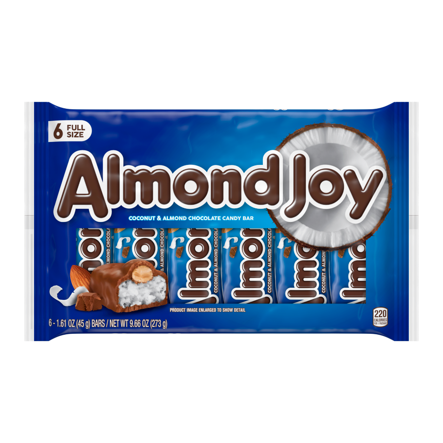 ALMOND JOY Milk Chocolate Coconut Almond Standard Size 1.61oz