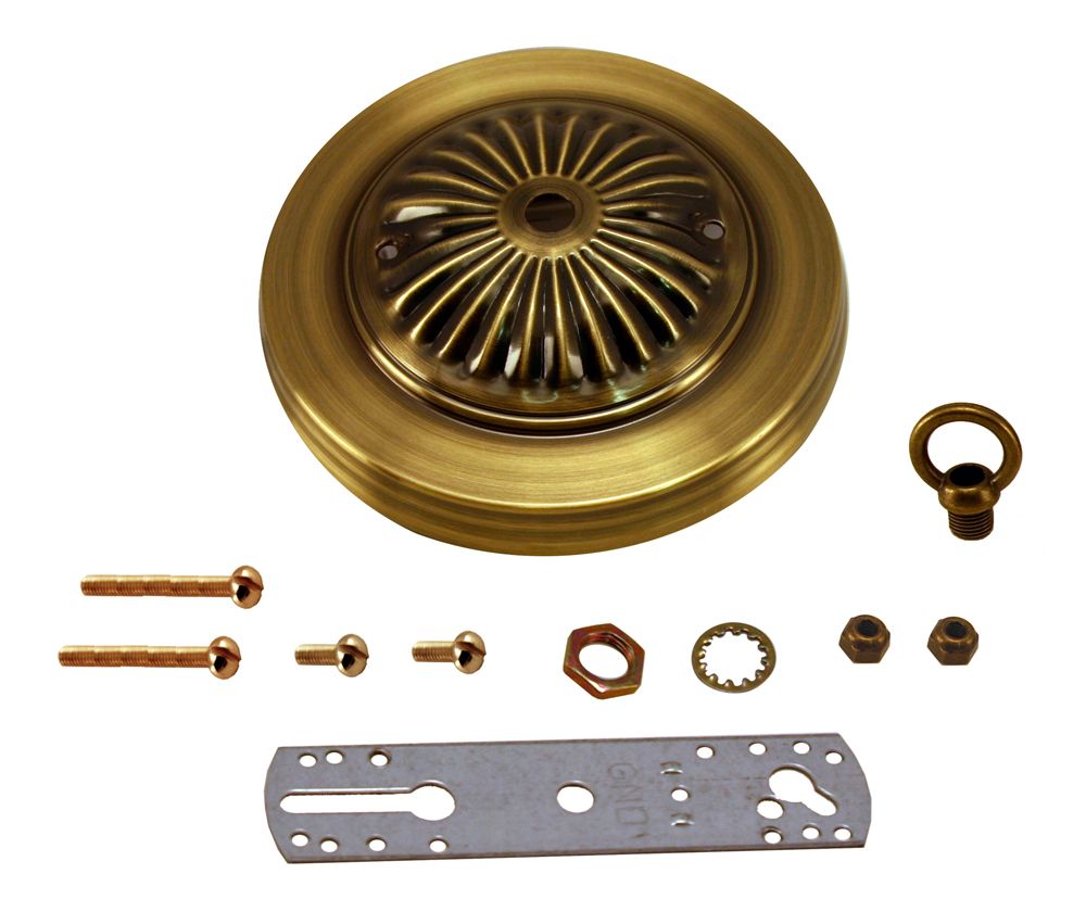 Atron Antique Brass Deluxe Canopy Kit