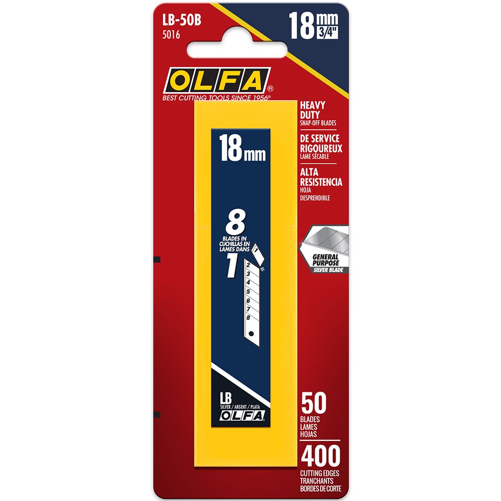 Olfa Heavy Duty Snapoff Replacement Blades 50/Pk The Home Depot Canada