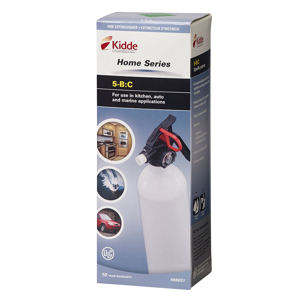 Kidde Home Series White Fire Extinguisher The Home Depot Canada