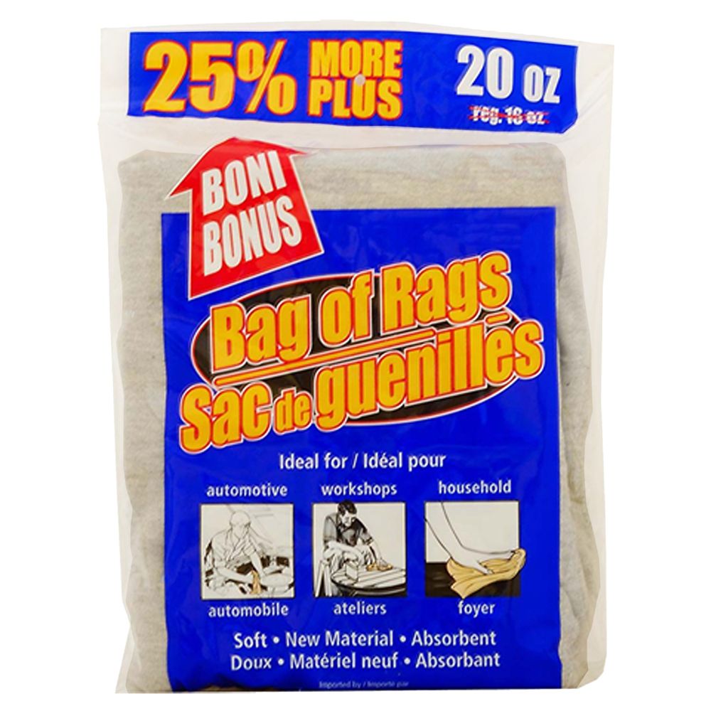 Shinex Bag of Rags 20 Ounces The Home Depot Canada