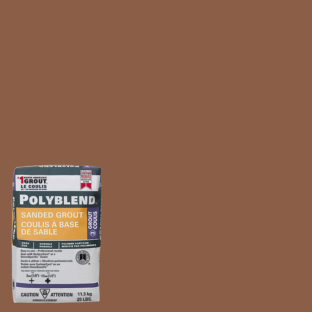 384 Camel Polyblend Sanded Grout 25lb