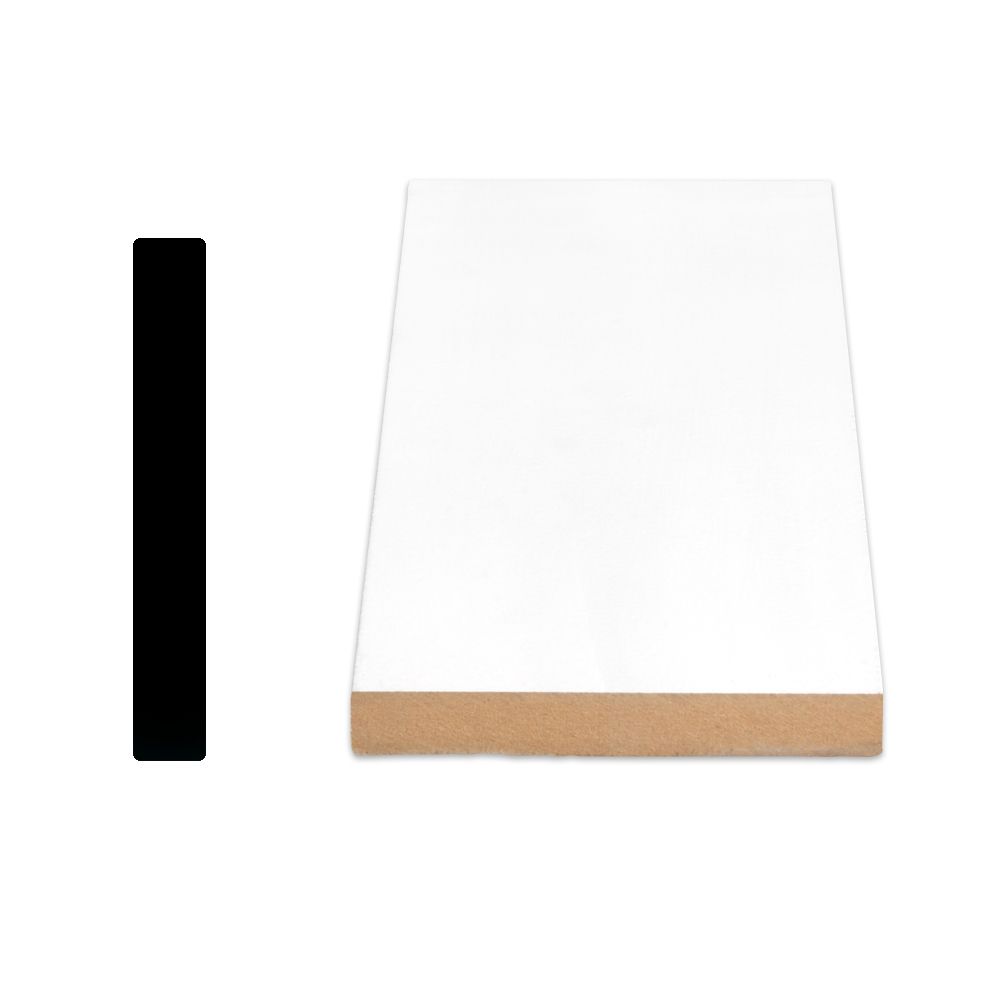 Alexandria Moulding Primed Fibreboard Door Jamb 5/8 In. x 49/16 In. x