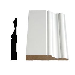 primed fibreboard bevel jointed