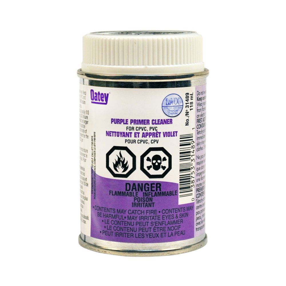 Oatey 118 Ml Purple Primer/Cleaner (C) The Home Depot Canada