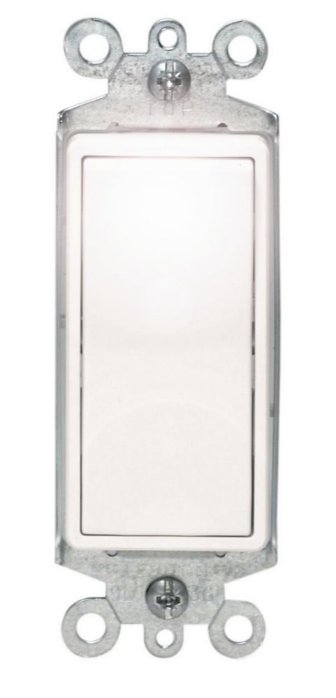Leviton Trois Interrupteurs À Bascule, Blanc | Home Depot Canada