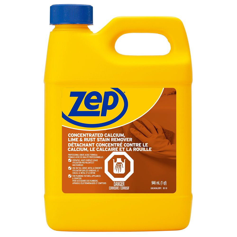 Zep Commercial Zep Calcium, Lime & Rust Remover 946ml The Home Depot Canada Zep Commercial Zep Calcium, Lime & Rust Remover 946ml The Home Depot Canada