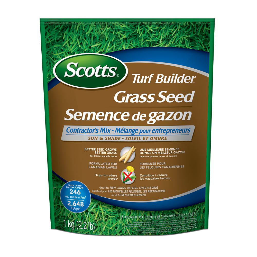 Scotts Turf Builder Semence De Gazon Mélange Contracteur 1 Kg | Home ...