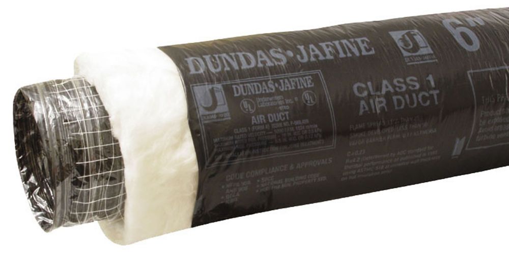 Dundas Jafine Flexible Insulated Ducting 4 inch X 25 foot The Home