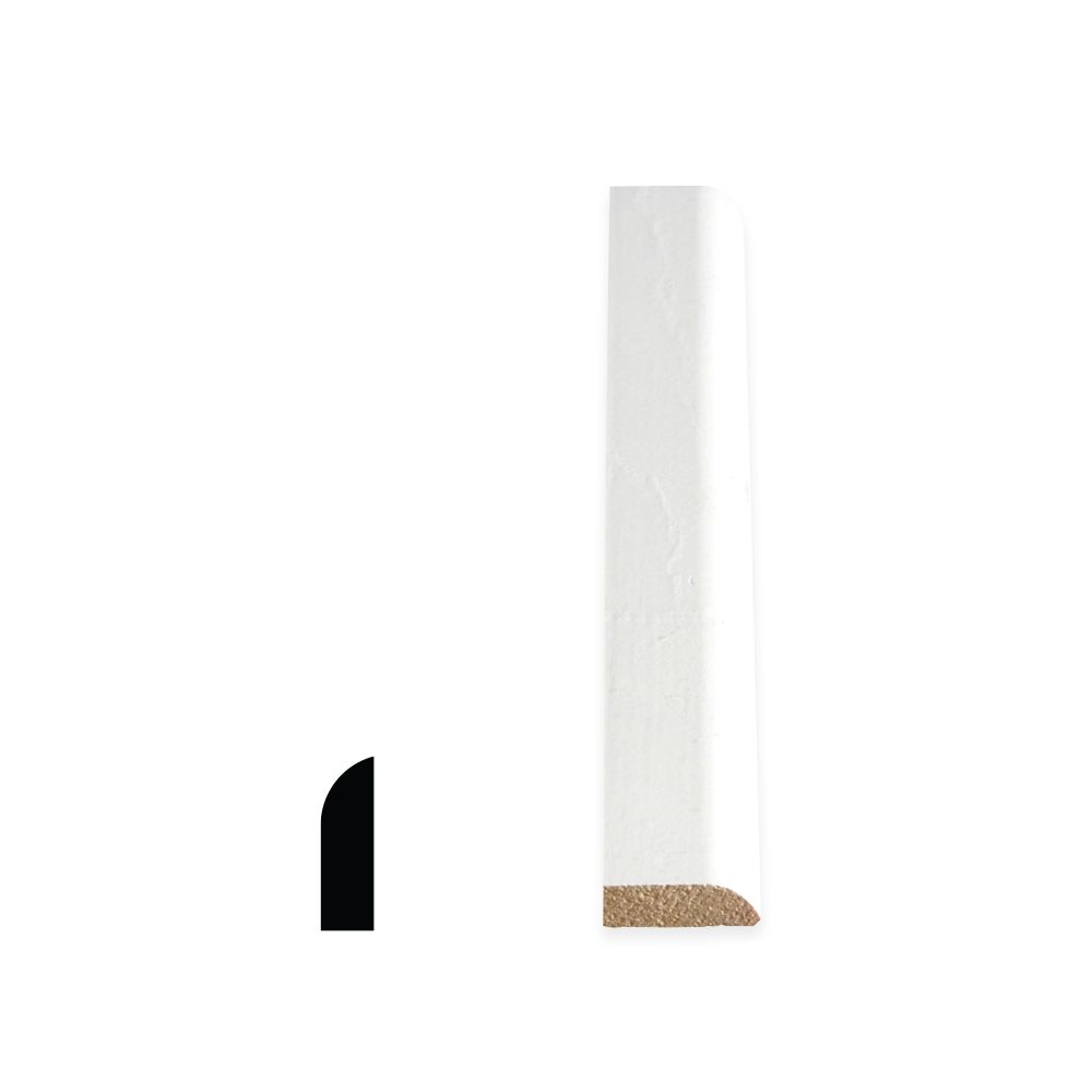 Alexandria Moulding Primed Finger Jointed Pine Door Stop 5/16 In. x 11