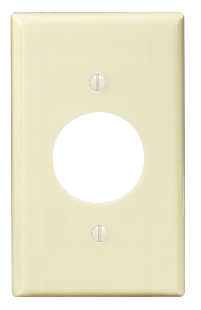 1 Gang Intermédiaire Commutateur Plaque 10 A blanc avec vis couvre