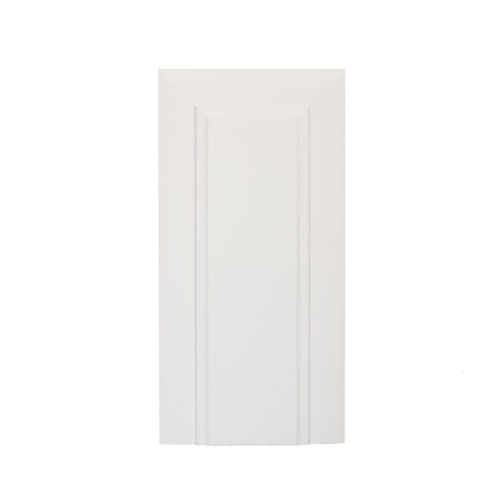 Alexandria Moulding Primed Fibreboard Victorian Plinth Block 1 In. x 3 In. x 6 In. The Home