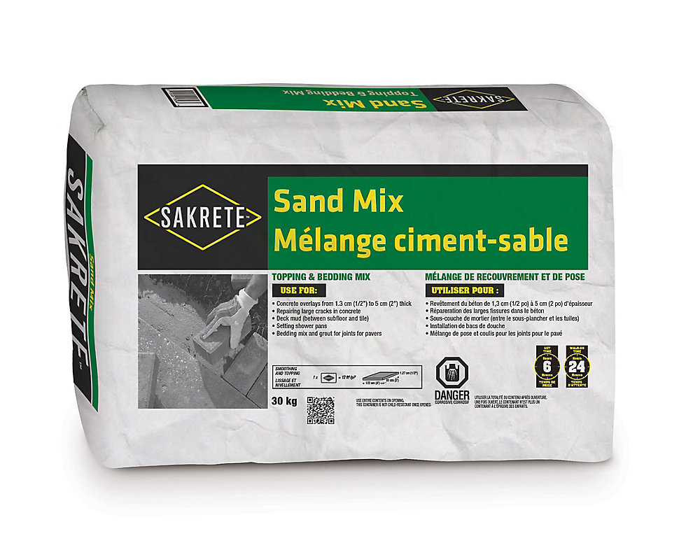 SAKRETE Sand Mix, 30 KG The Home Depot Canada SAKRETE Sand Mix, 30 KG The Home Depot Canada