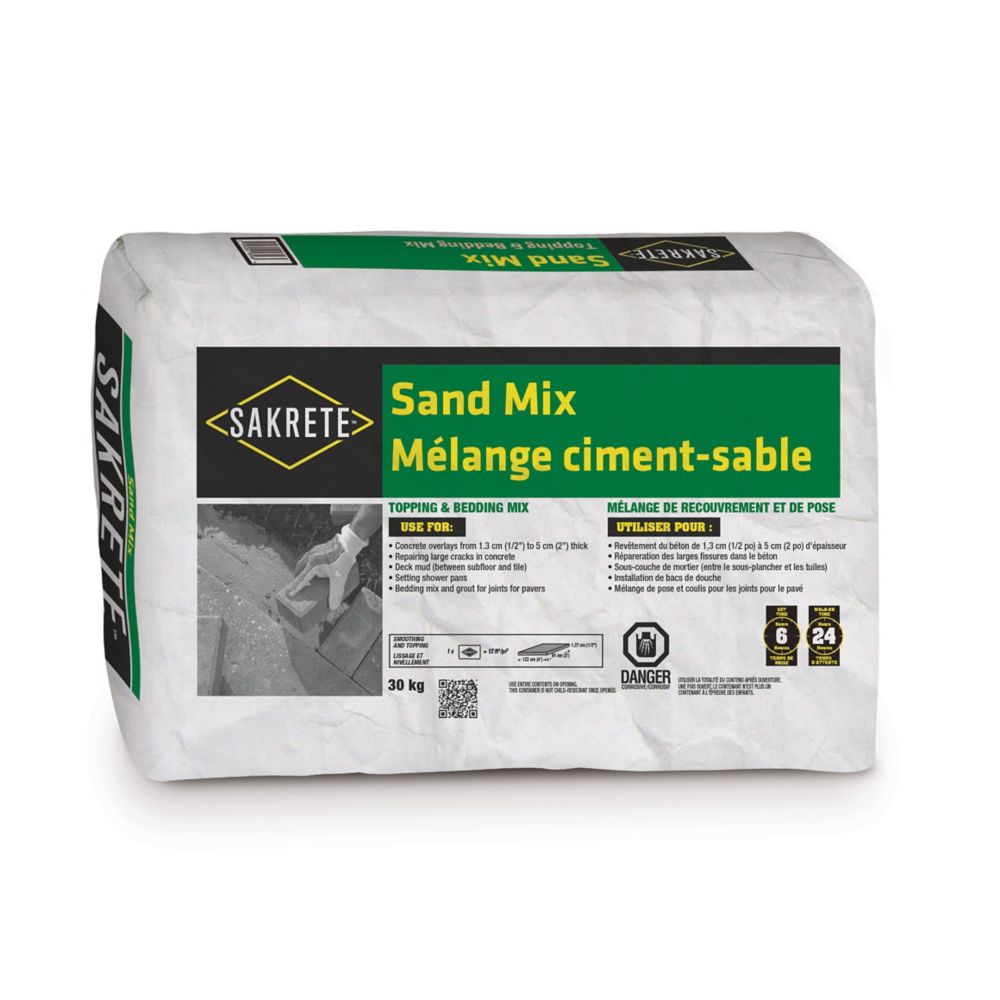 SAKRETE Sand Mix, 30 KG The Home Depot Canada