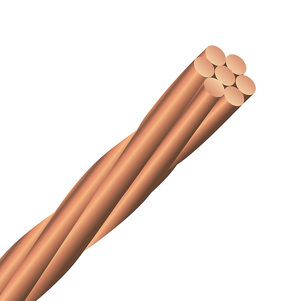 Southwire Bare Copper Electrical Wire Gauge 3/7. BARE COPPER 3/7 - 75M