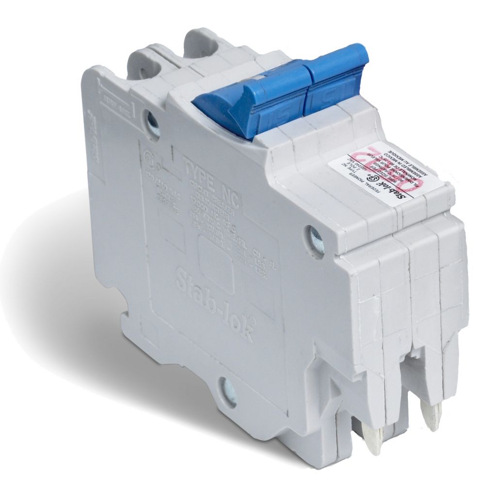 Schneider Electric Double Pole 15 Amp Stablok (NC) PlugOn Circuit Breaker The Home Depot Canada