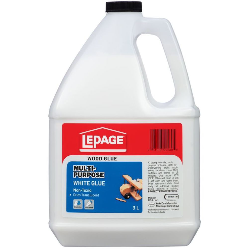 LePage MultiPurpose White Glue 3L The Home Depot Canada